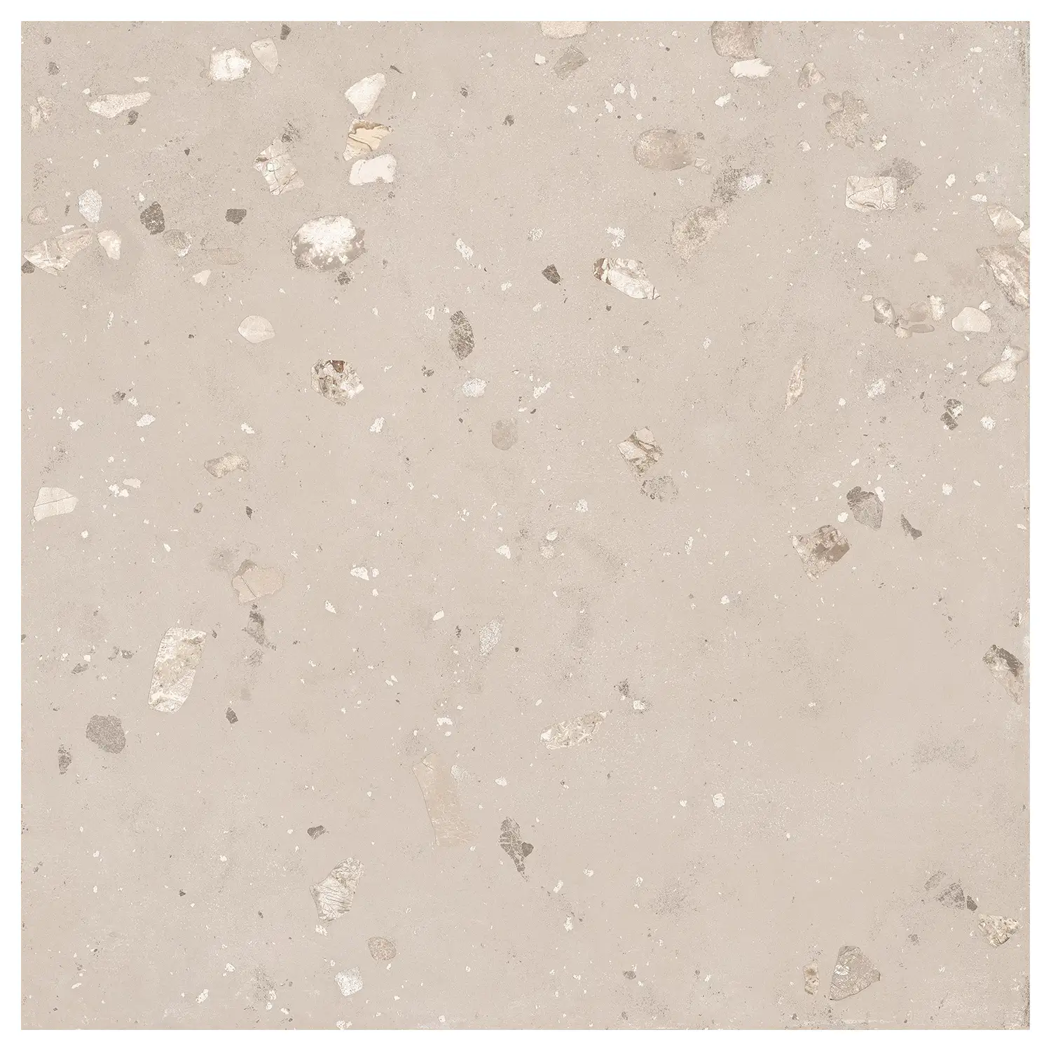 Betonoptik Fliesen I Cementi Ivory Ciottolo 120 x 120 cm