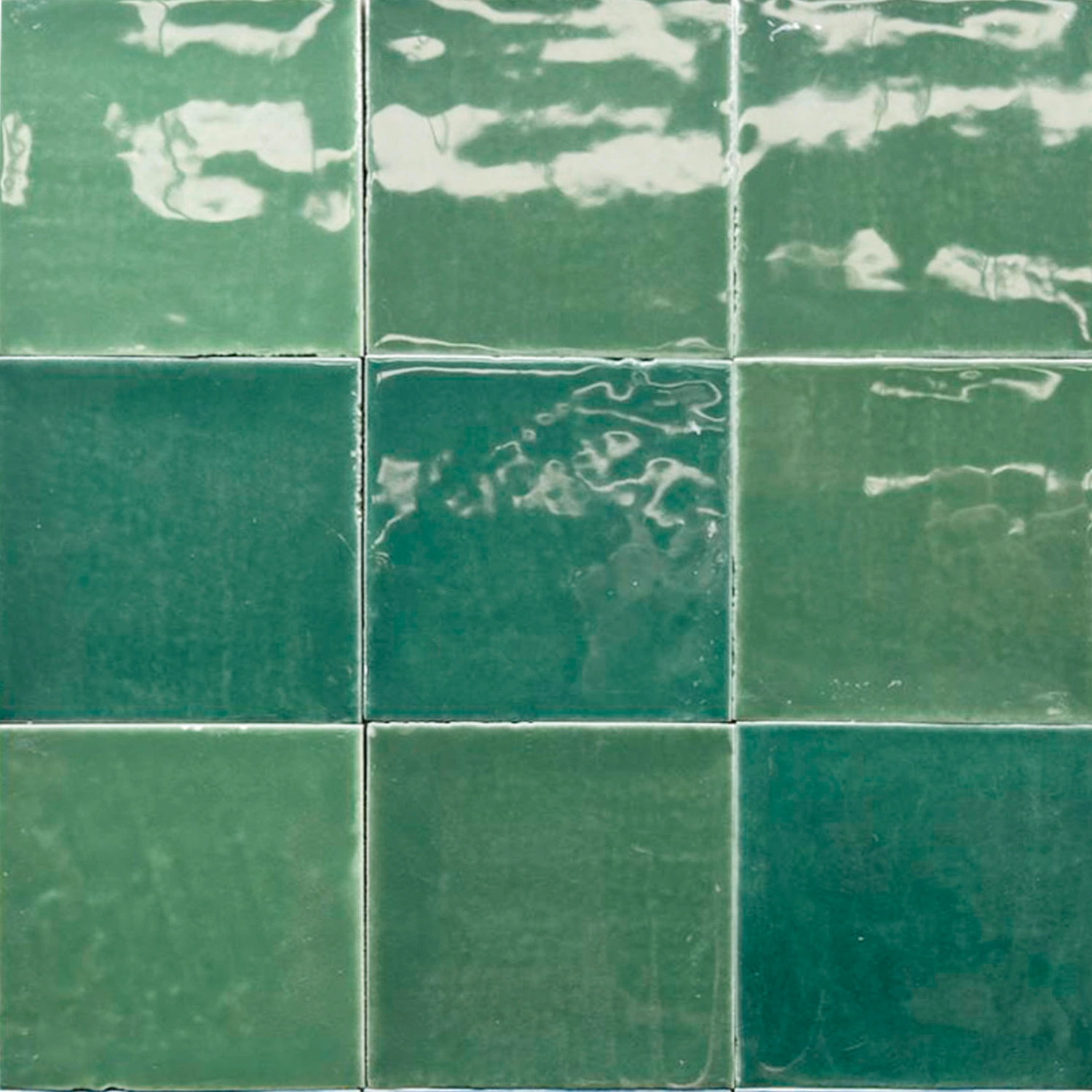 Fliese Casa Zellige Green 12 x 12 cm