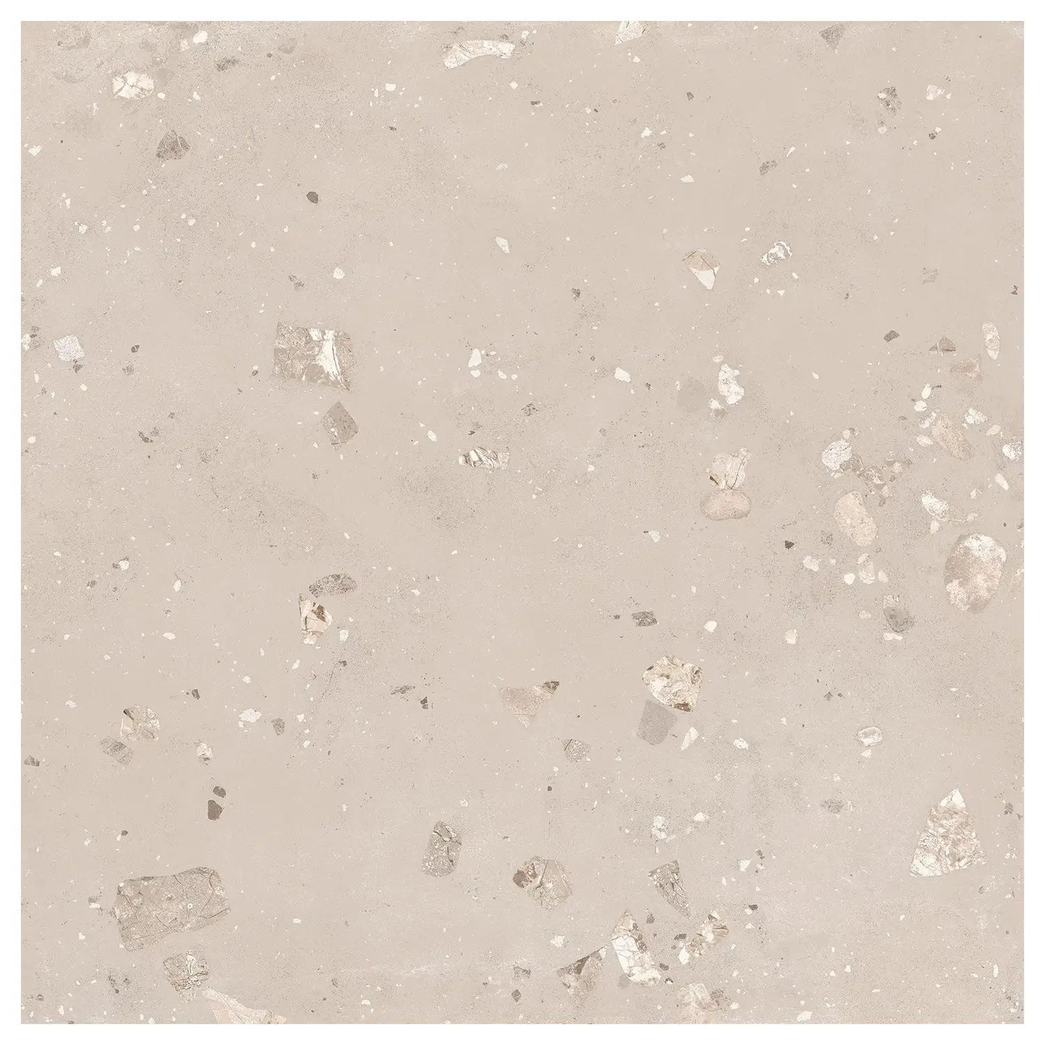 Betonoptik Fliesen I Cementi Ivory Ciottolo 120 x 120 cm
