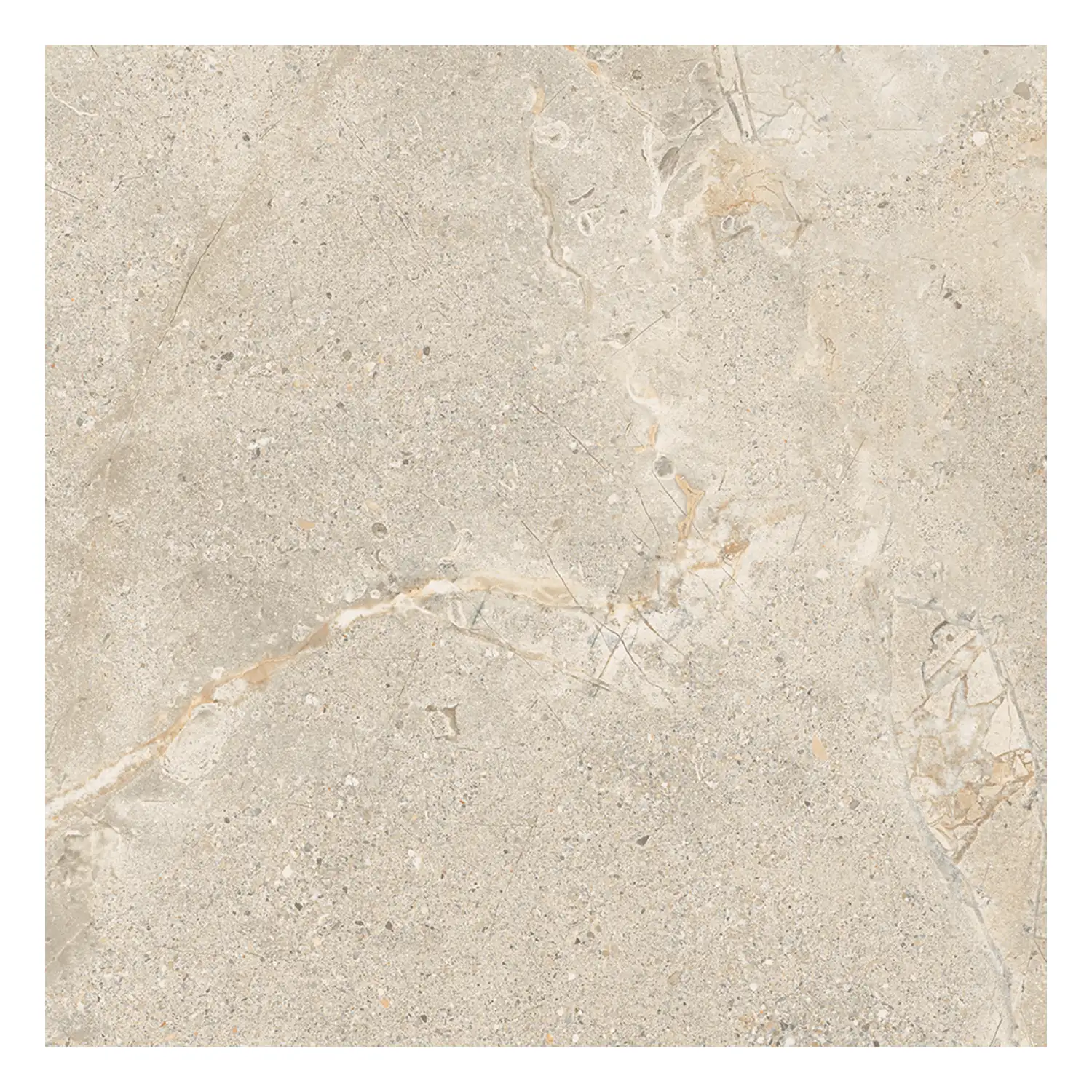 Steinoptik Fliese Crust Beige R11 60 x 60 cm