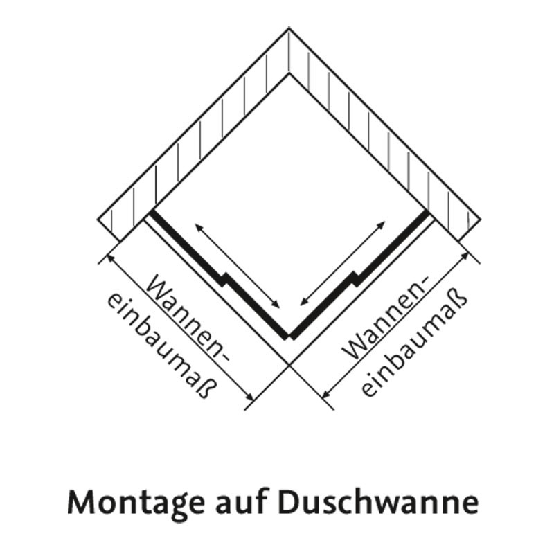HSK Solida Schiebetür Eckeinstieg 4-tlg bodenfrei 100 x 80