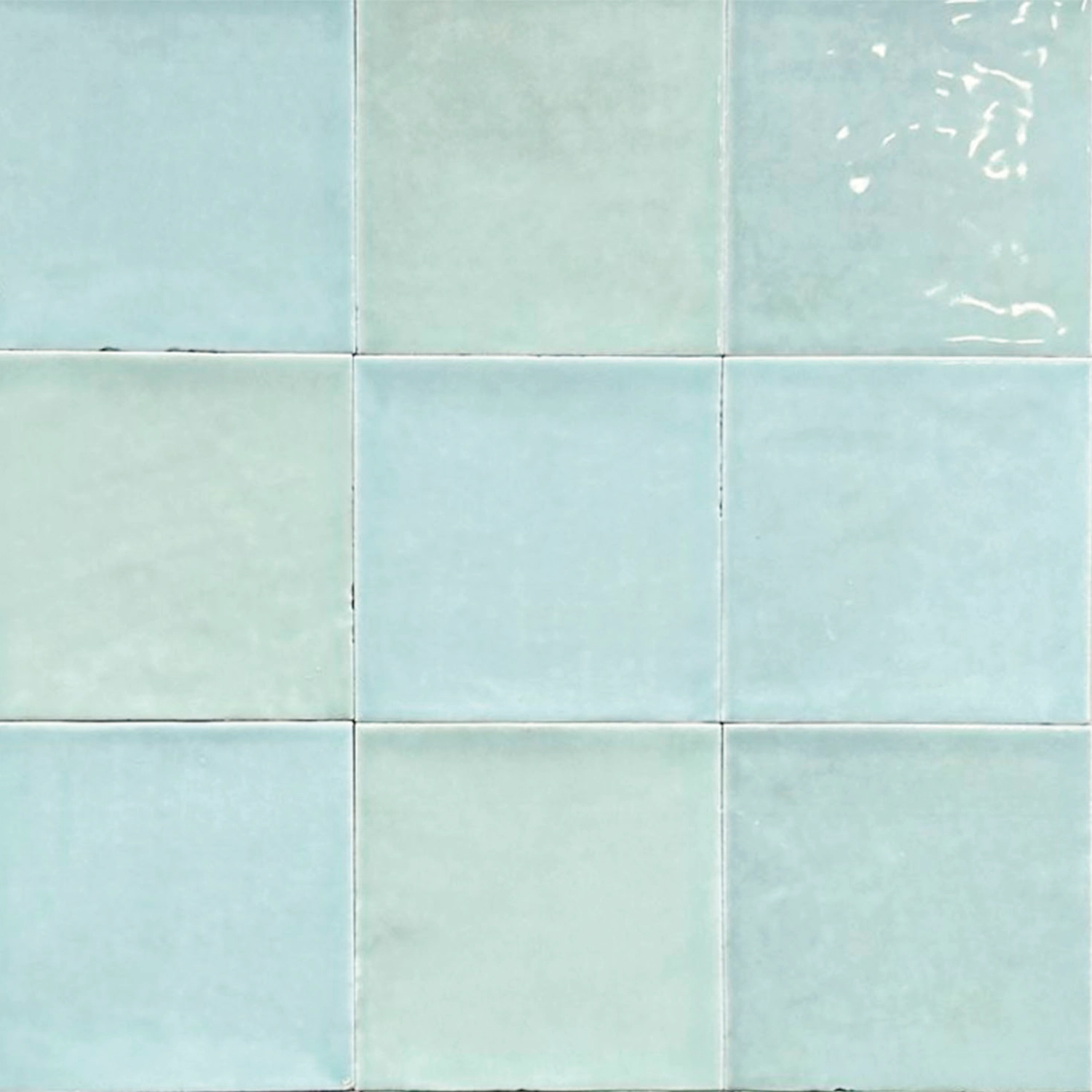 Fliese Casa Zellige Mint 12 x 12 cm