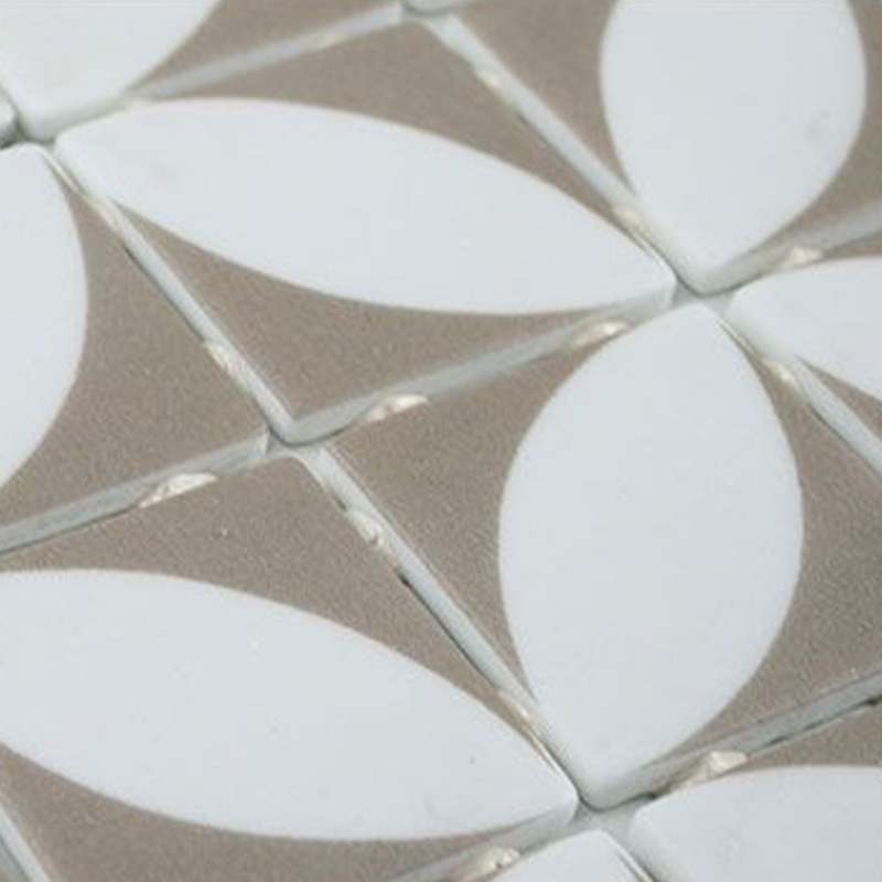 Ornament Mosaikfliesen TERRA-1 matt 5 x 5 cm