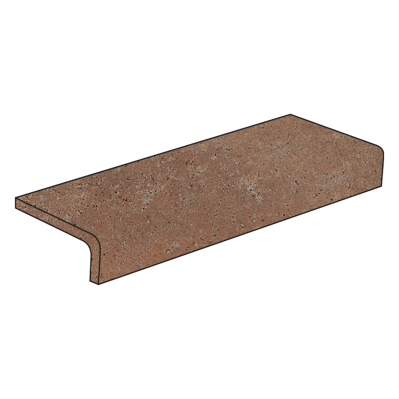 Cotto-Optik Winkel Stufe Italica Terra Bruciata 10 x 40 x 4