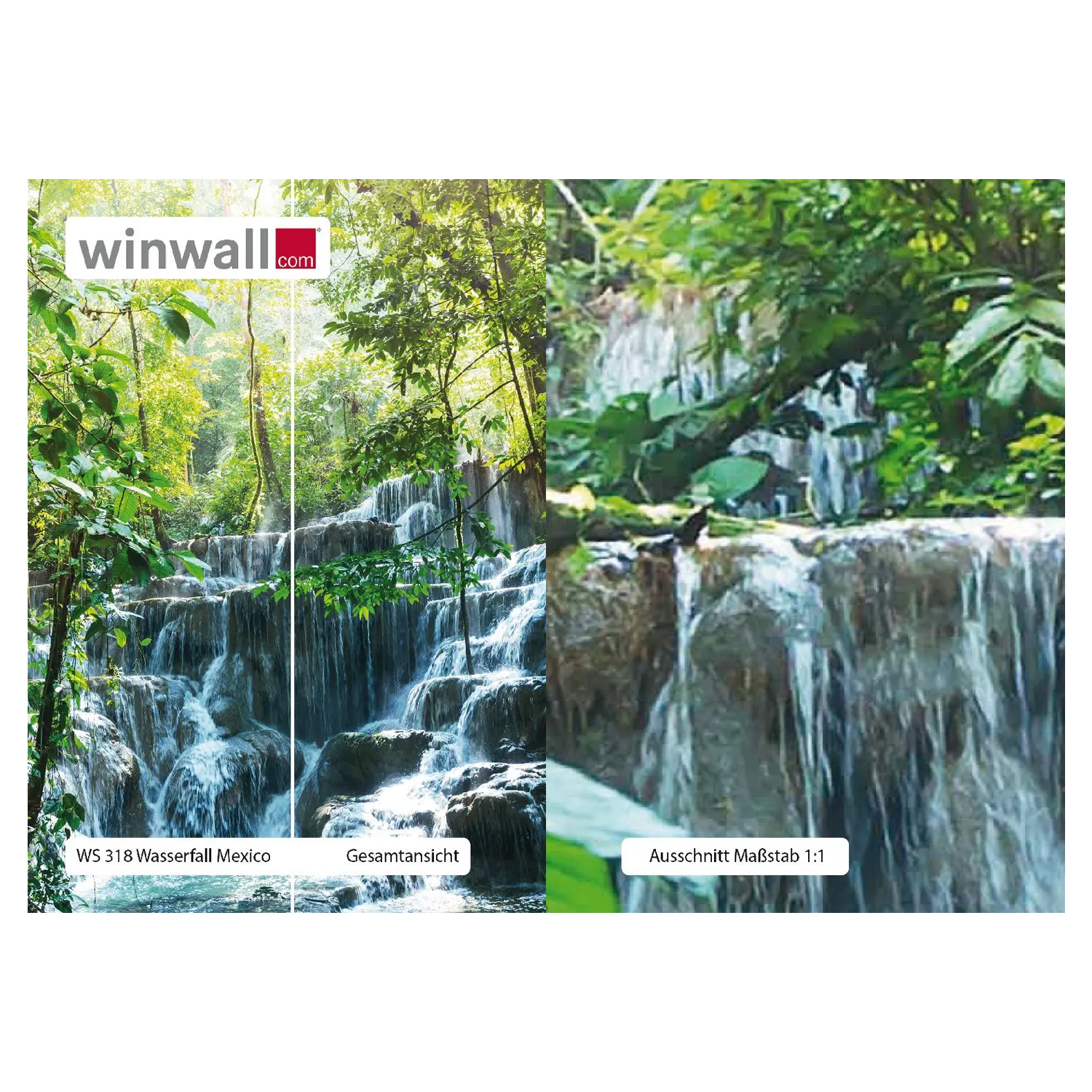 Duschrückwand Wasserfall Mexico