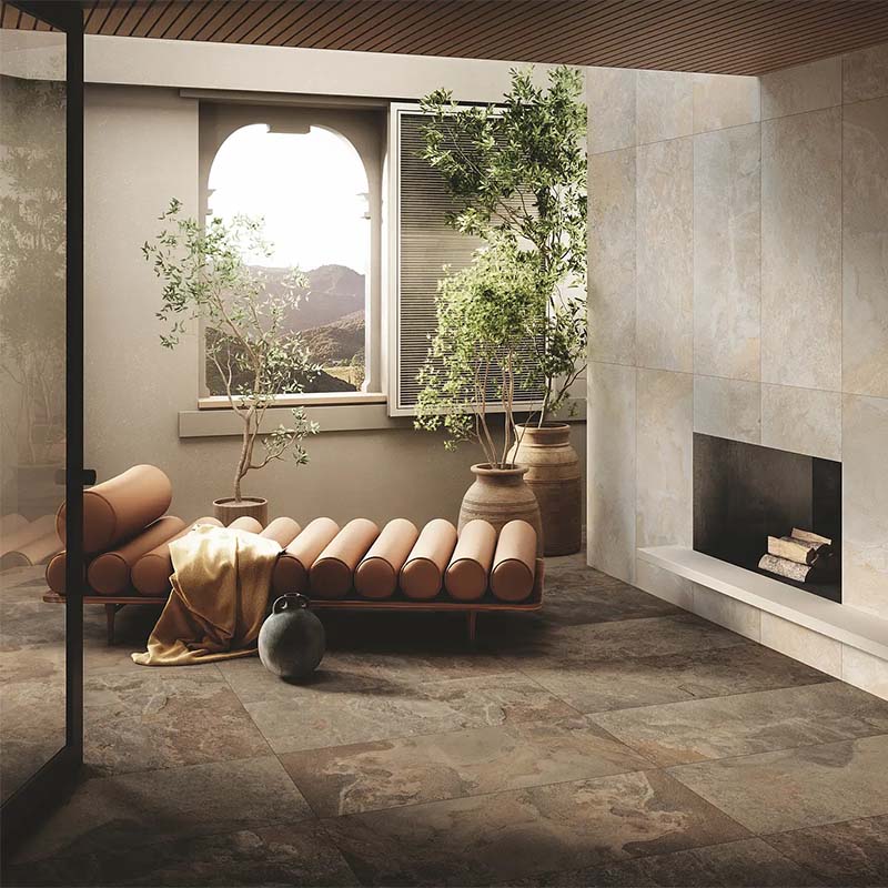 Schieferoptik Fliese Slate Natural 60 x 120 cm