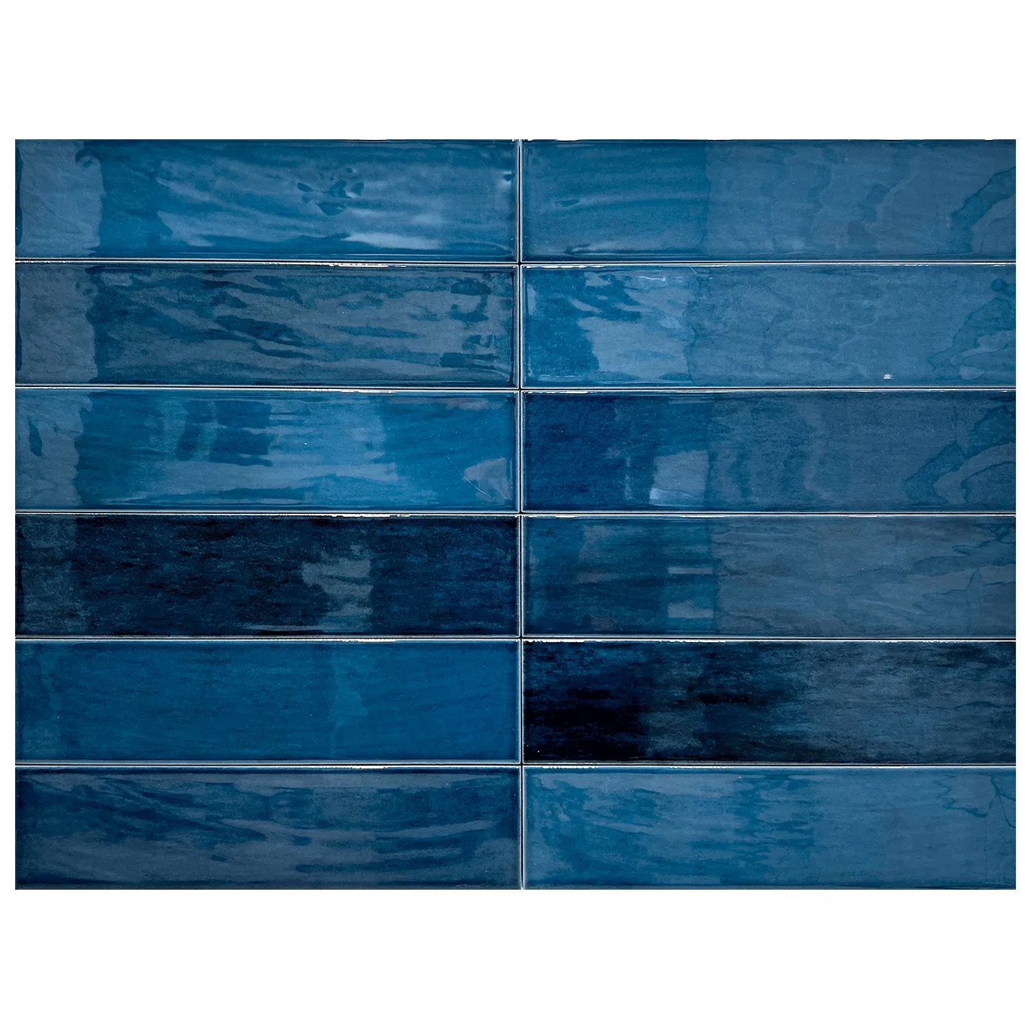 Fliese Casa Zellige Blue 7 x 28 cm