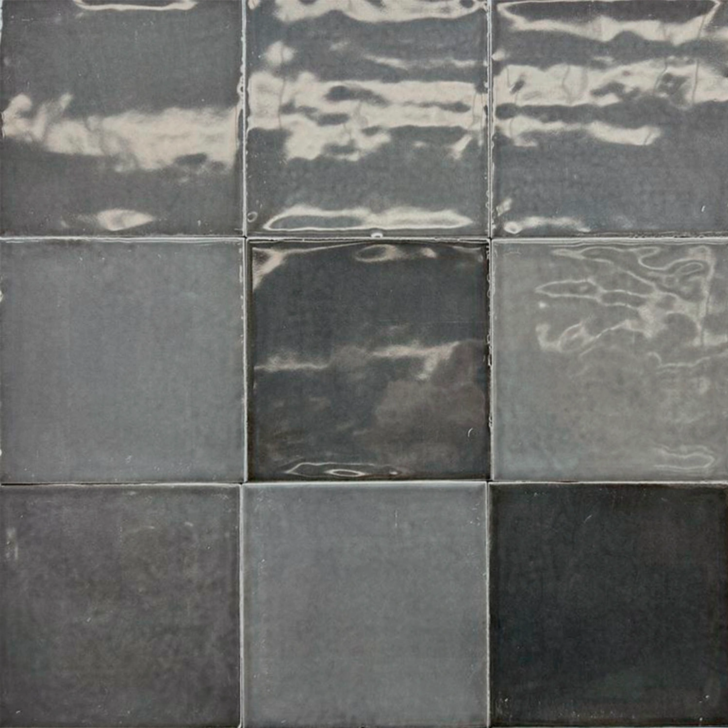 Fliese Casa Zellige Coal 12 x 12 cm