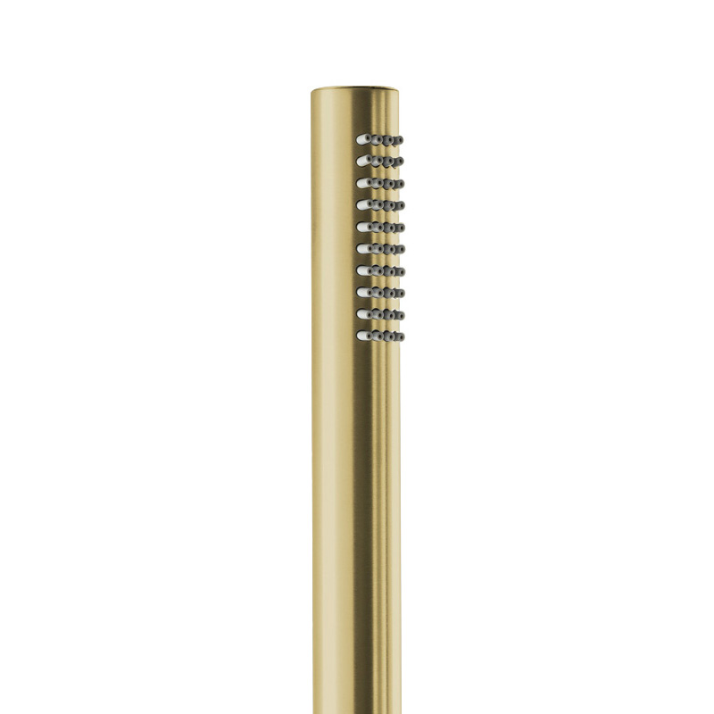 Herzbach Design iX PVD Brass Steel Wannenset m. Konushalter