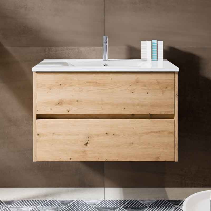 Riho Porto Waschtisch Wave mit Unterschrank 80 cm