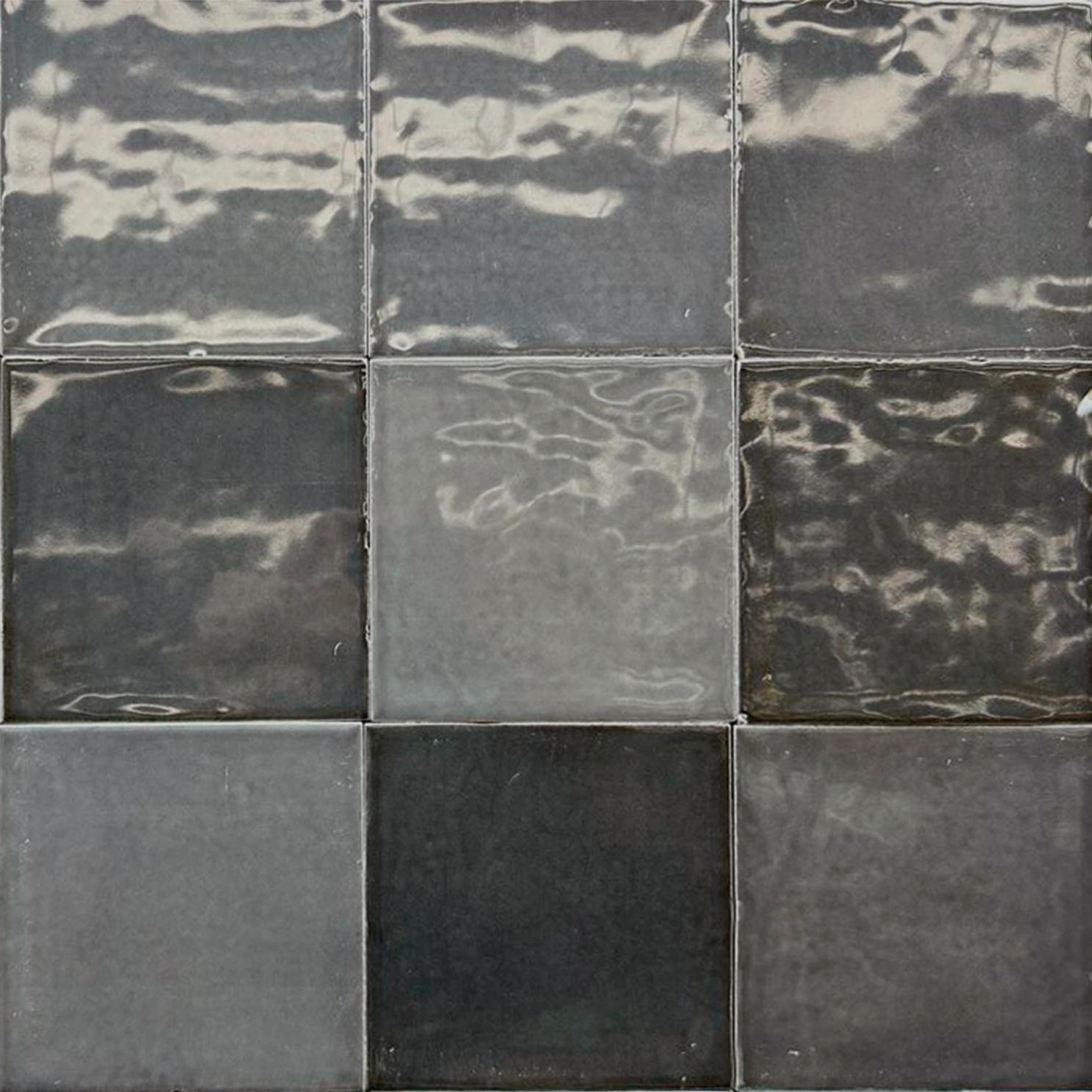 Fliese Casa Zellige Coal 12 x 12 cm