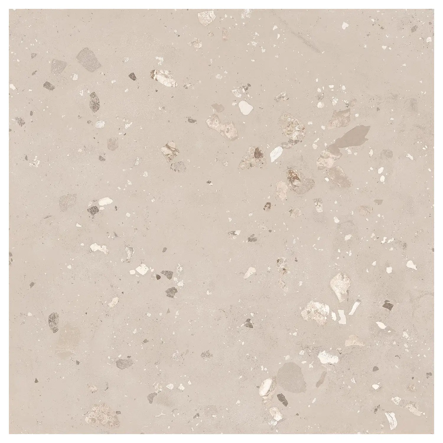 Betonoptik Fliesen I Cementi Ivory Ciottolo 120 x 120 cm