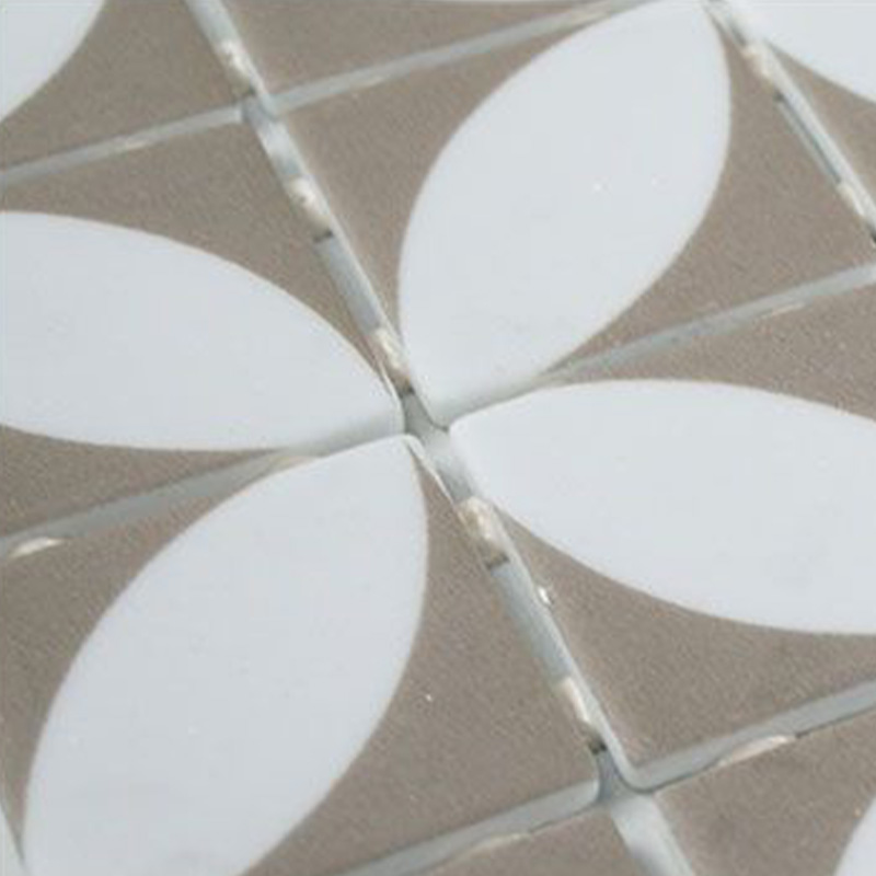 Ornament Mosaikfliesen TERRA-1 matt 5 x 5 cm