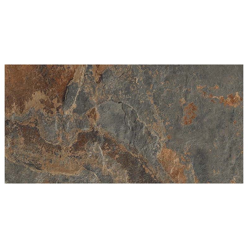 Schieferoptik Fliese Slate Flame 60 x 120 cm