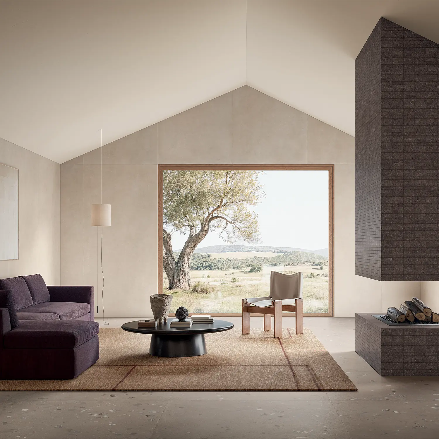 Betonoptik Fliesen I Cementi Argil Ciottolo 120 x 120 cm
