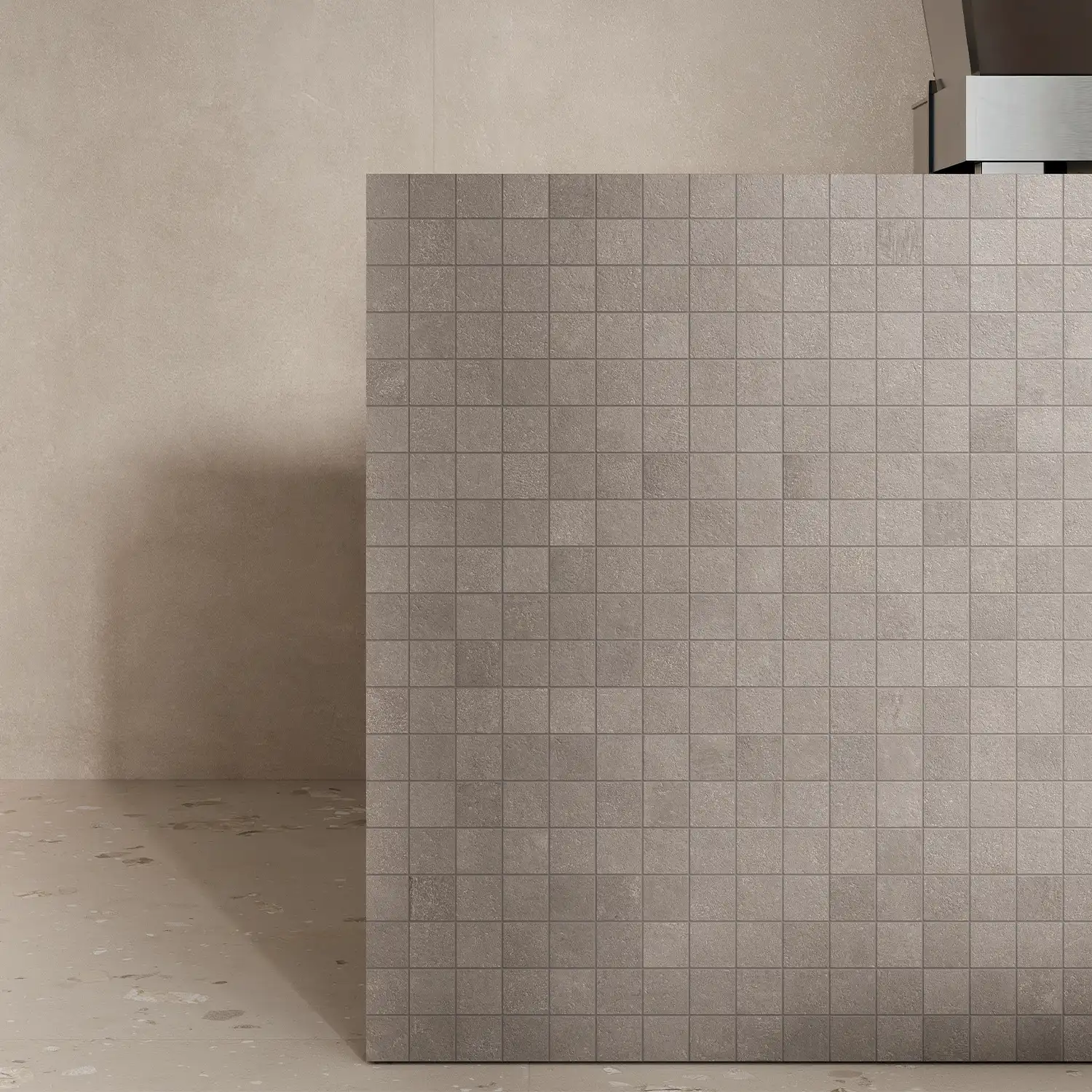 Betonoptik Fliesen I Cementi Ivory Ciottolo 120 x 120 cm