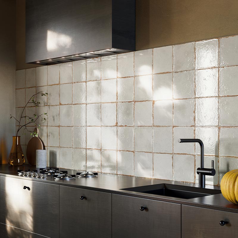 CIR Cotto del Campiano Bianco Antico 20 x 20 cm Musterfliese