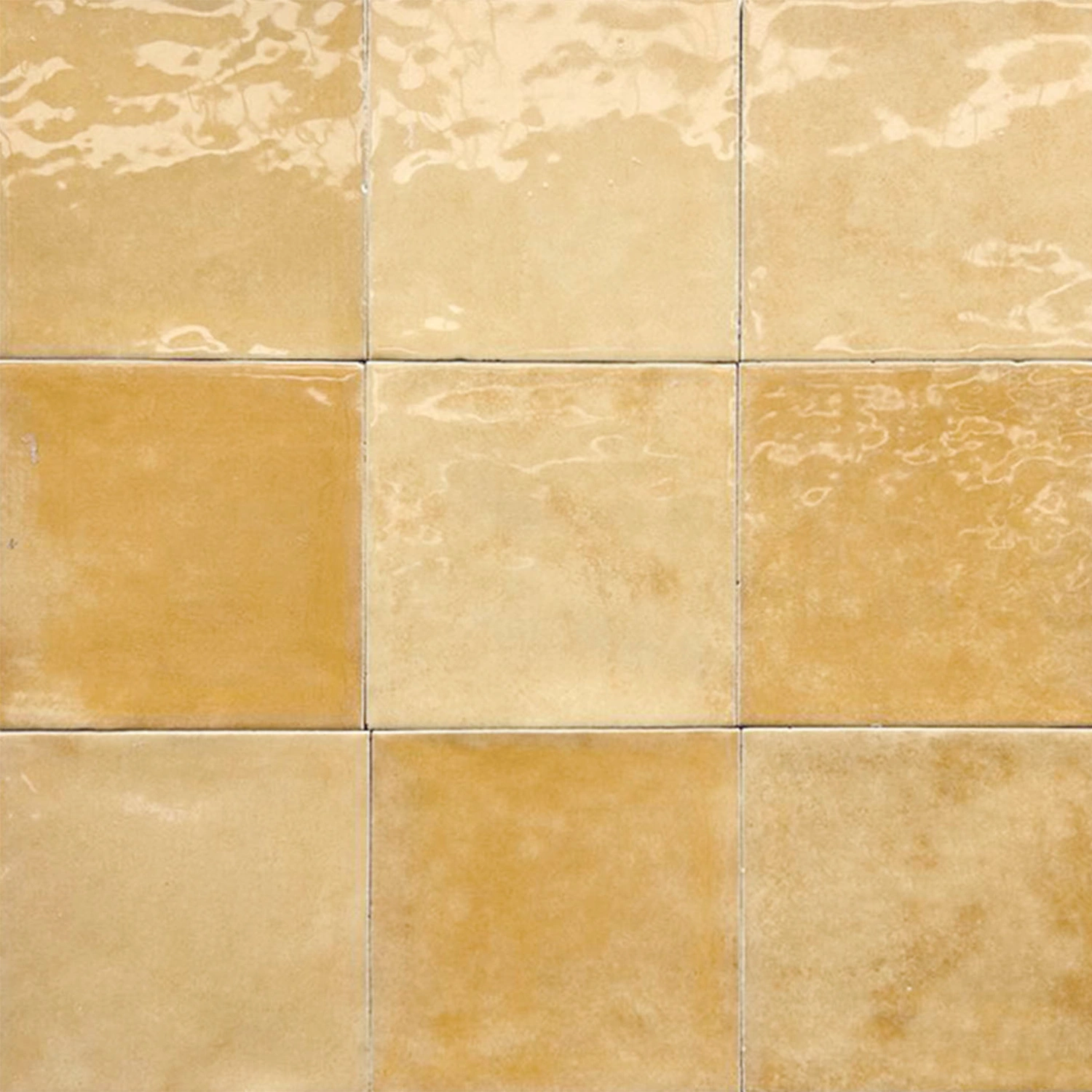 Fliese Casa Zellige Ochre 12 x 12 cm