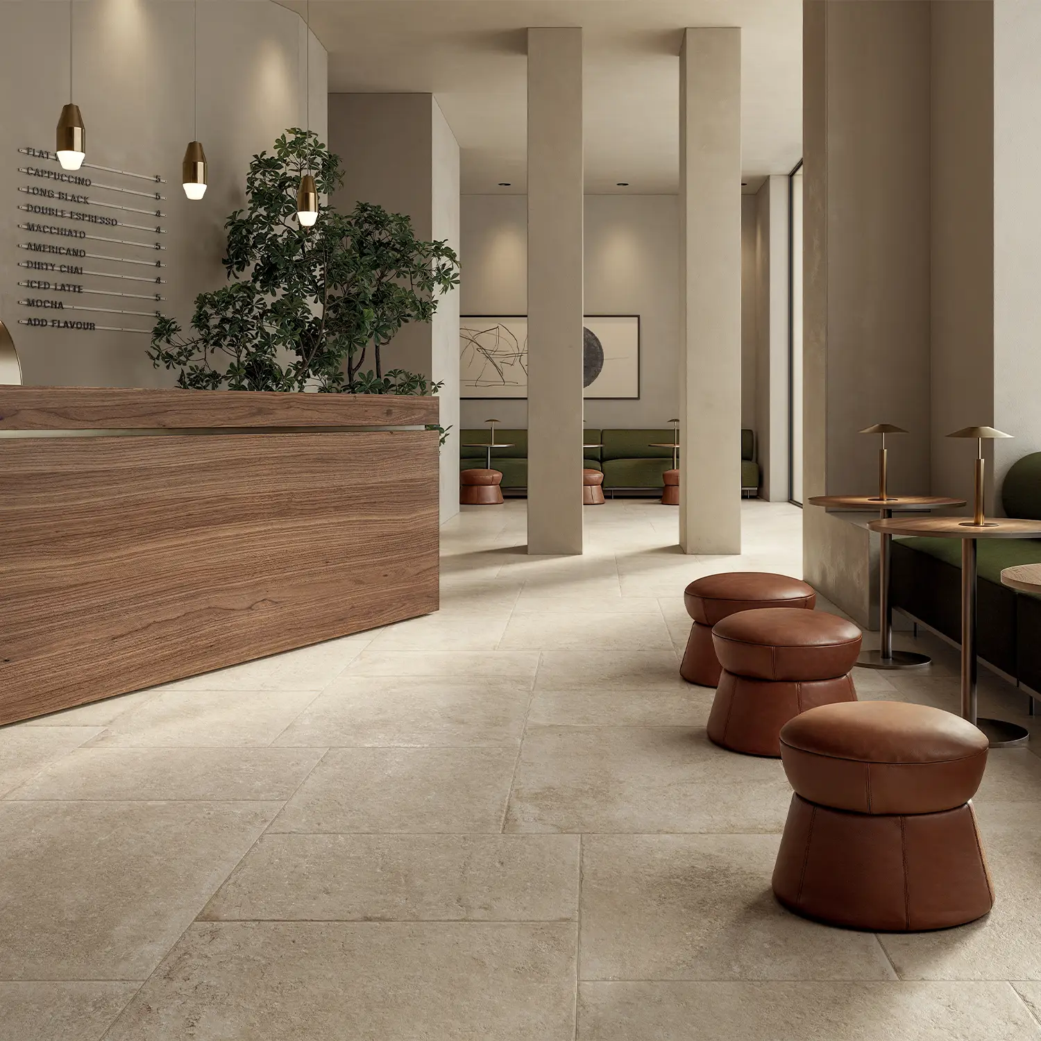 Rustikale Steinoptik Bodenfliese i-stone Cream 60 x 60 cm