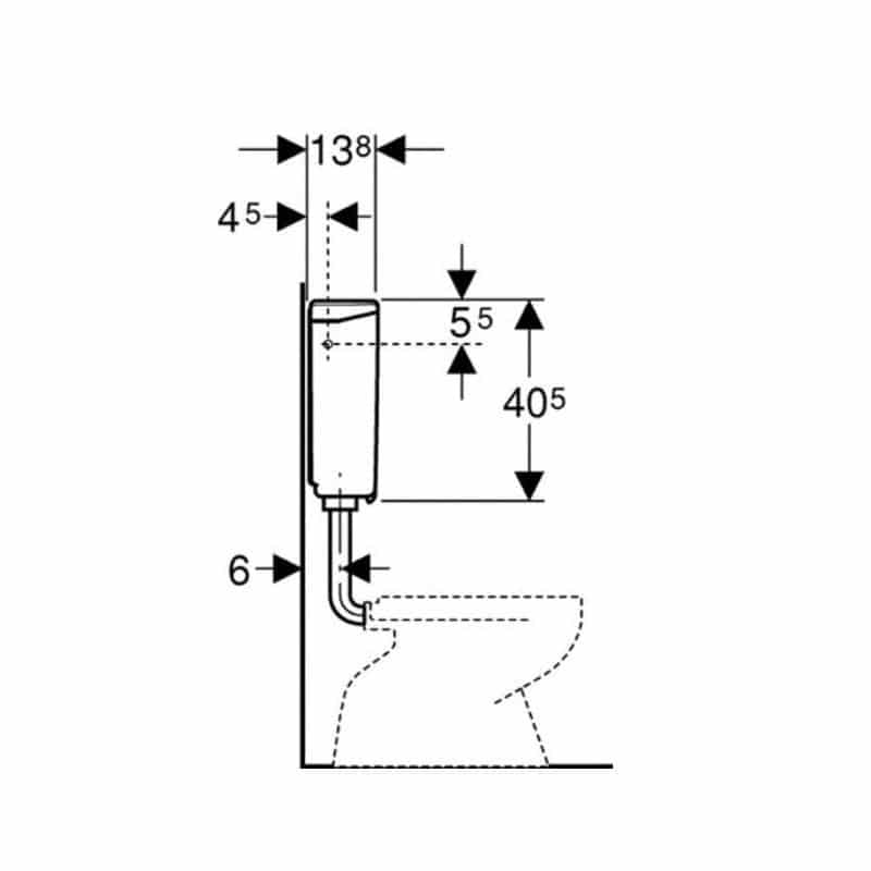 Geberit Sp Lkasten Ap Mit Mengen Sp Lung Gt