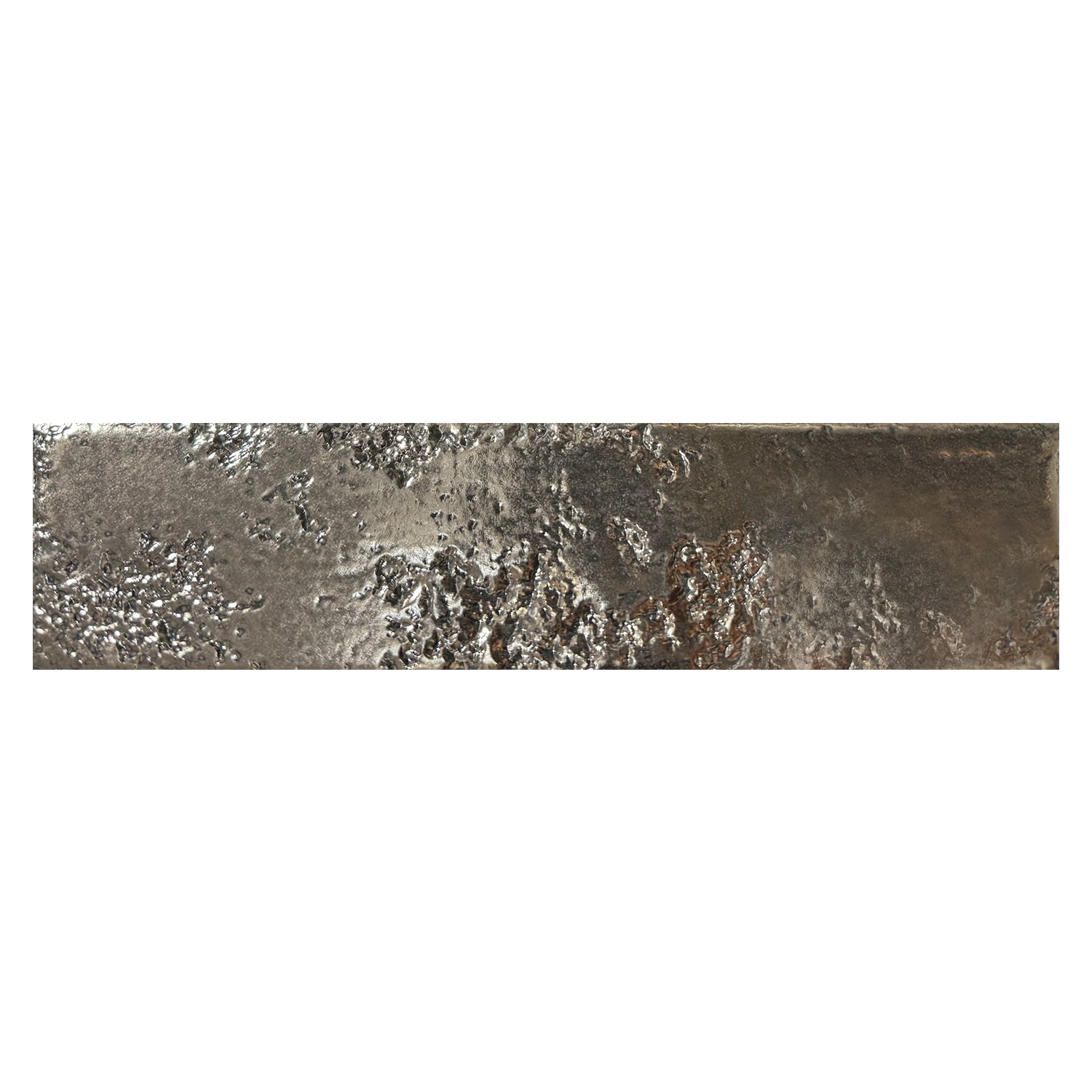 Wandfliese Brick Ziegeloptik Ark Metal 6 x 25 cm
