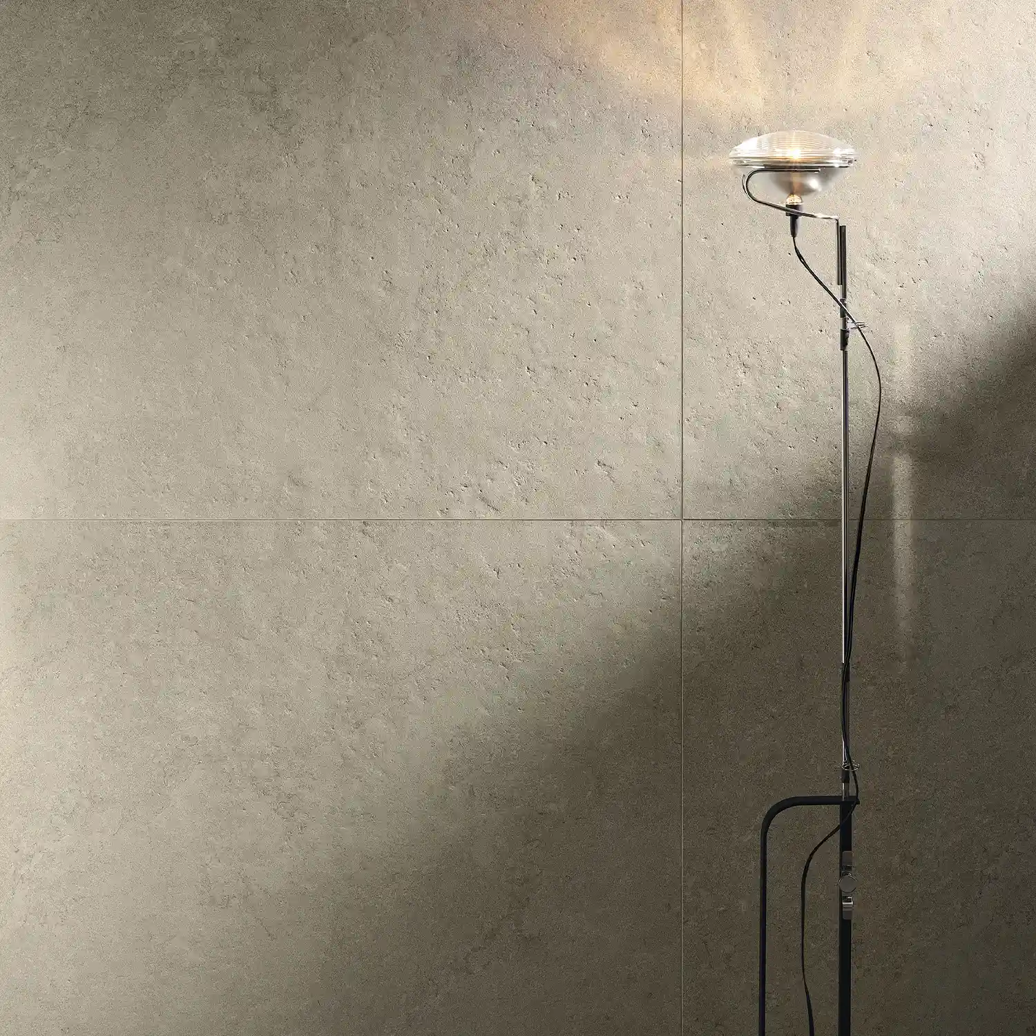 Steinoptik Bodenfliese Portland Greige 100 x 100 cm