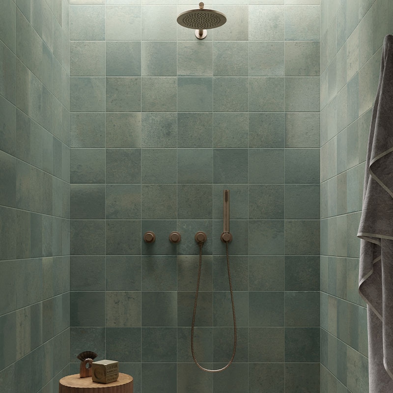 Cotto-Optik Fliese CIR Italica Terra Verde 20 x 20 cm