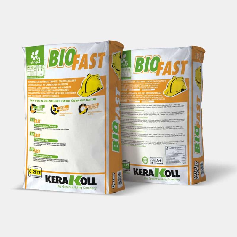 Kerakoll Biofast Schnellbau Fliesenkleber 25 kg grau