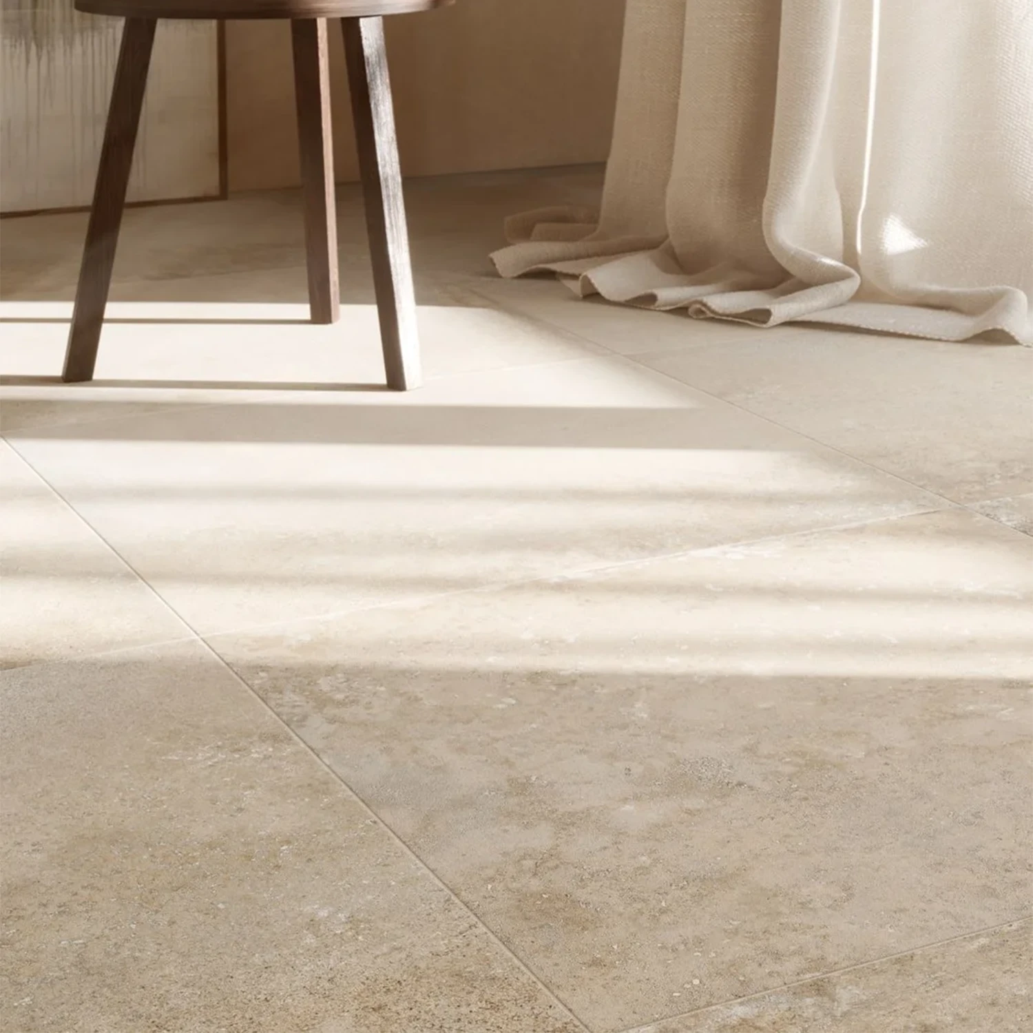 Betonoptik Bodenfliese Urbanica Sand 60 x 60 cm
