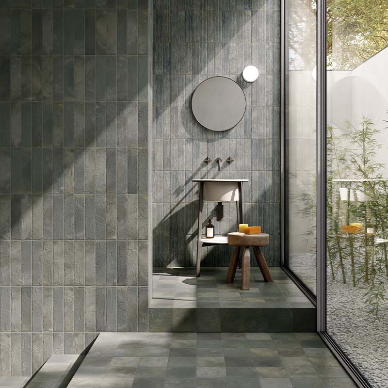 Brick Wandfliese CIR City Green Matt 6,5 x 29 cm