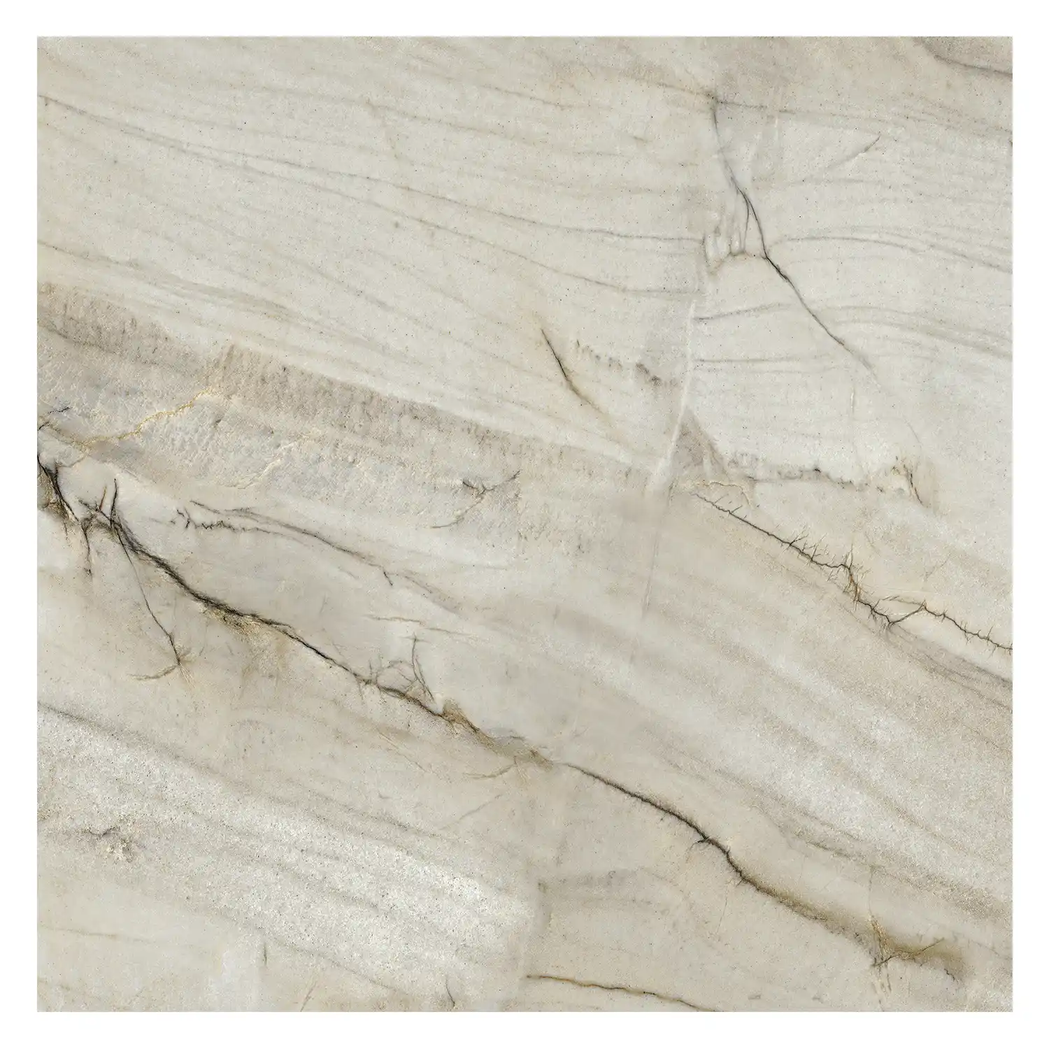 Marmoroptik Fliese Grigio Minerale Silk 60 x 60 cm