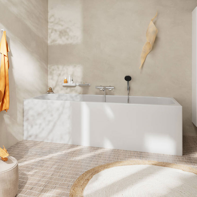 Hansgrohe Tecturis S Einhebel-Wannenmischer Aufputz