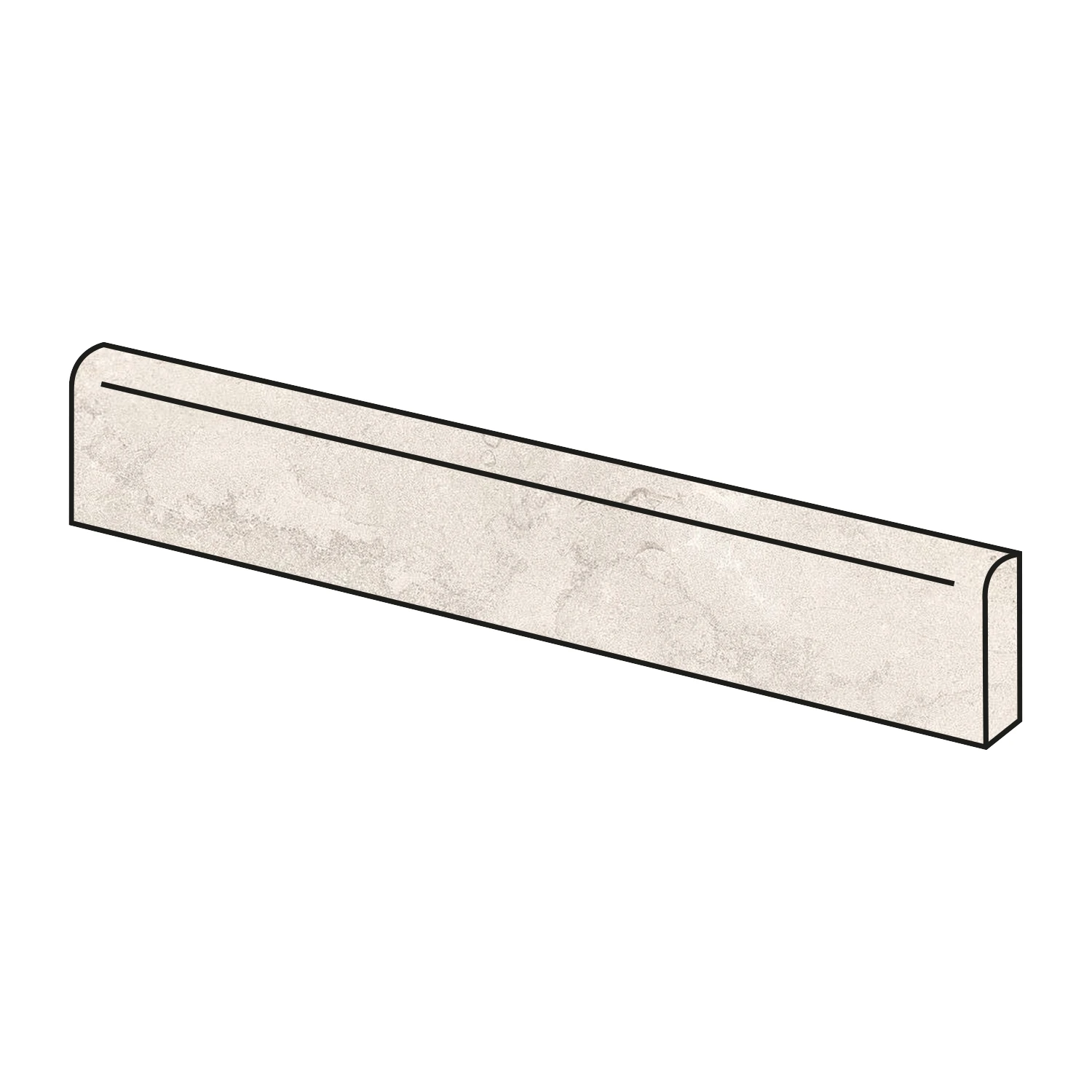 Steinoptik Sockel Portland Rock White 7,5 x 60 cm