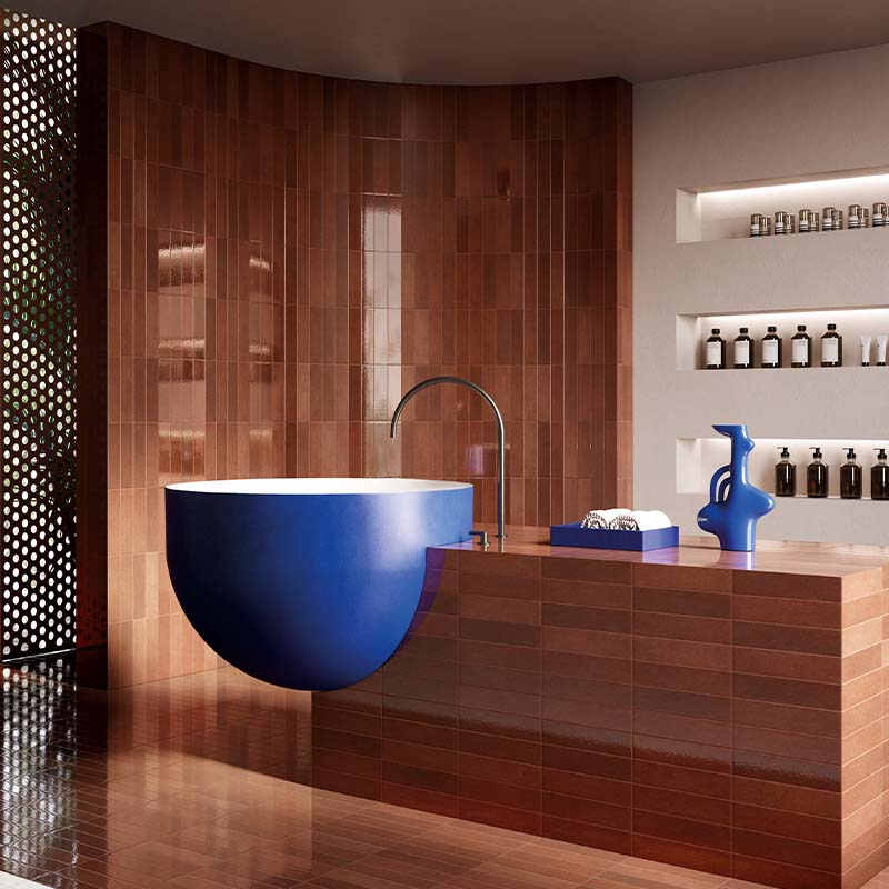 Brick Fliese CIR Porta Nuova Cotto Lux 6,5 x 29 cm