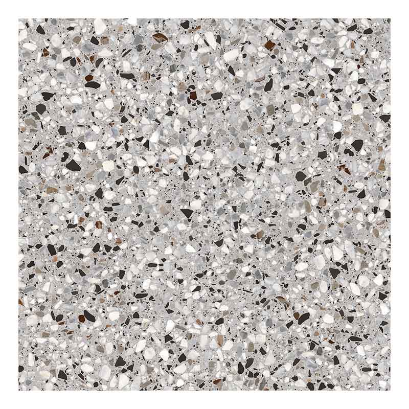 Terrazzo Beton Fliese Kado Smoke Flakes 60 x 60 cm