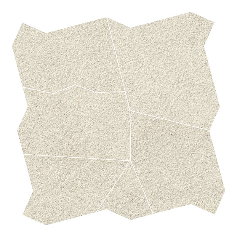 Serenissima Eclettica Bianco Rock Palladiana Mix S/3 Mosaikfliesen