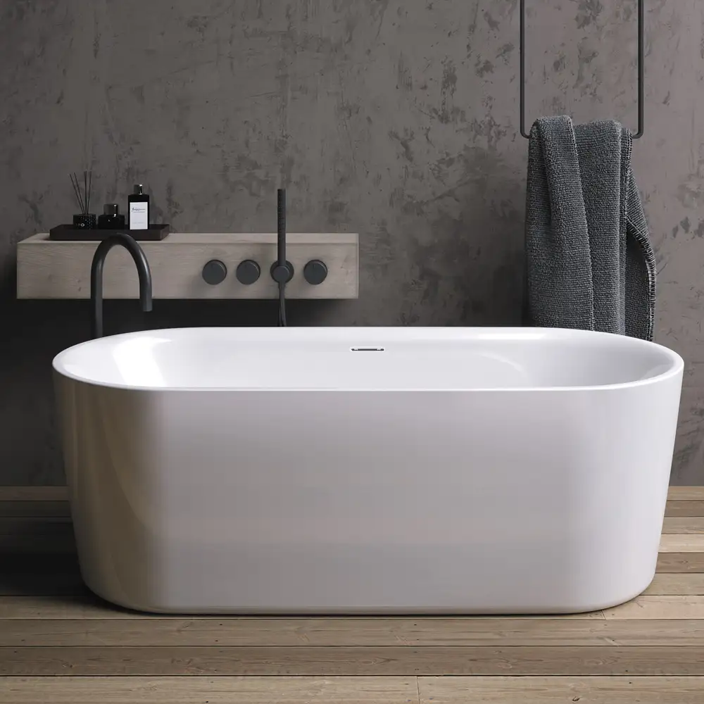 Riho Modesty freistehende Badewanne 170 x 76 cm