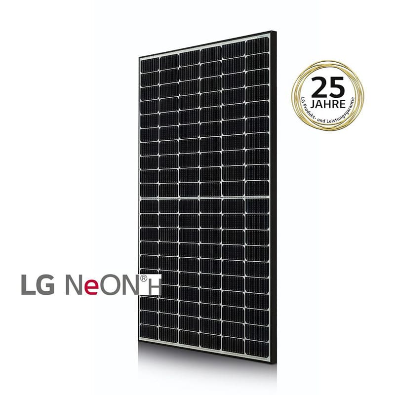 36 x LG Mono Solarmodul NeON H LG380N1C-E6 black frame