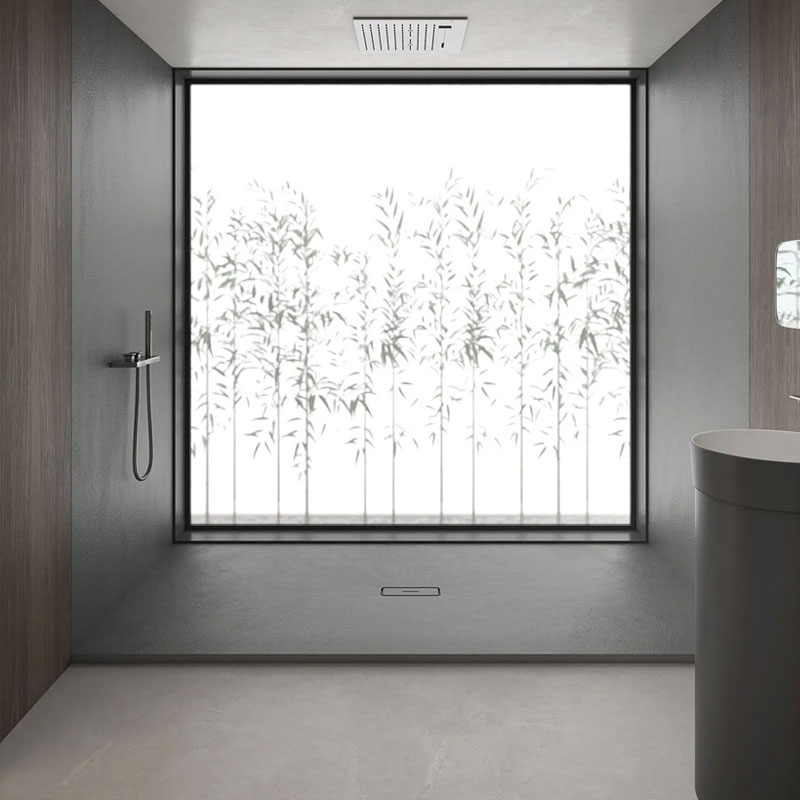 Hidrobox Arq Kromat Duschfläche 110 cm x 180 cm Graphite