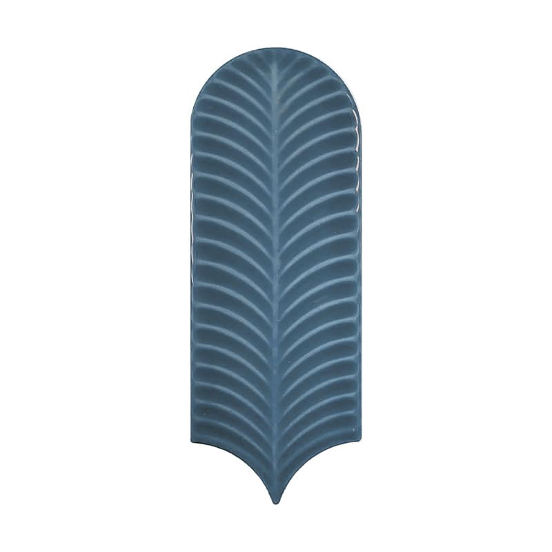 Wandfliese Blattform Alma Scale Marine Brillo 8 x 21,5 cm