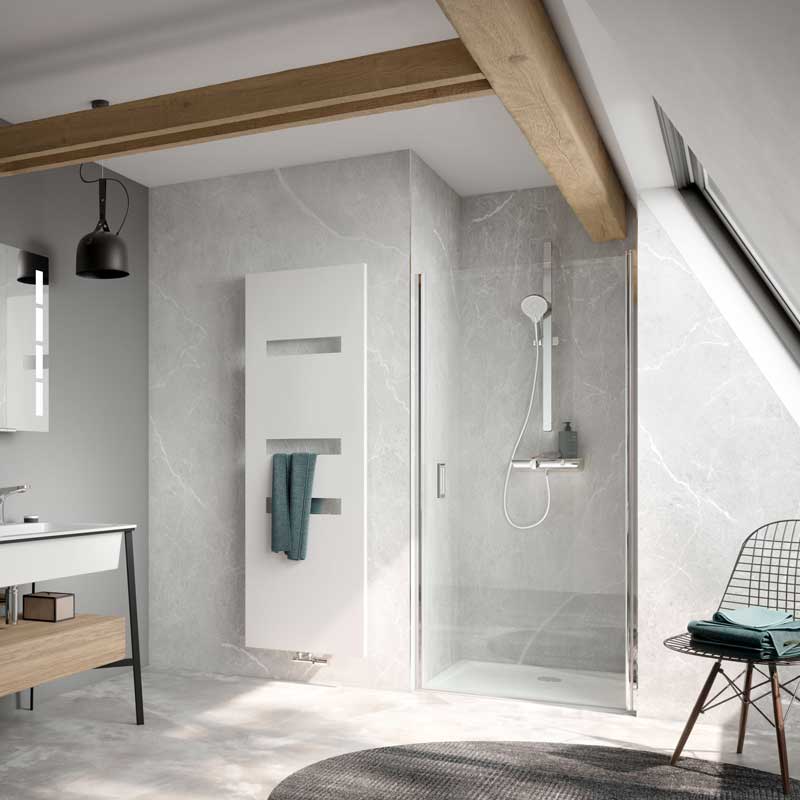 HSK Exklusiv 2.0 Drehtür in Nische 90 cm