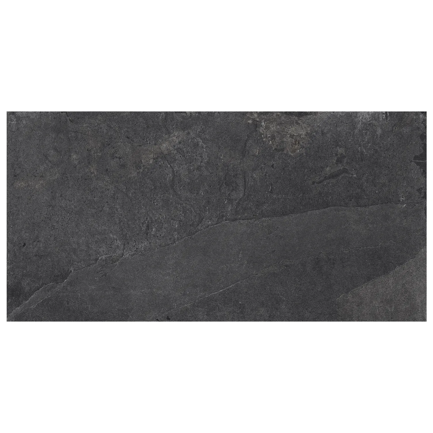 Schieferoptik Terrassenplatte Canyon Black 60 x 120 cm