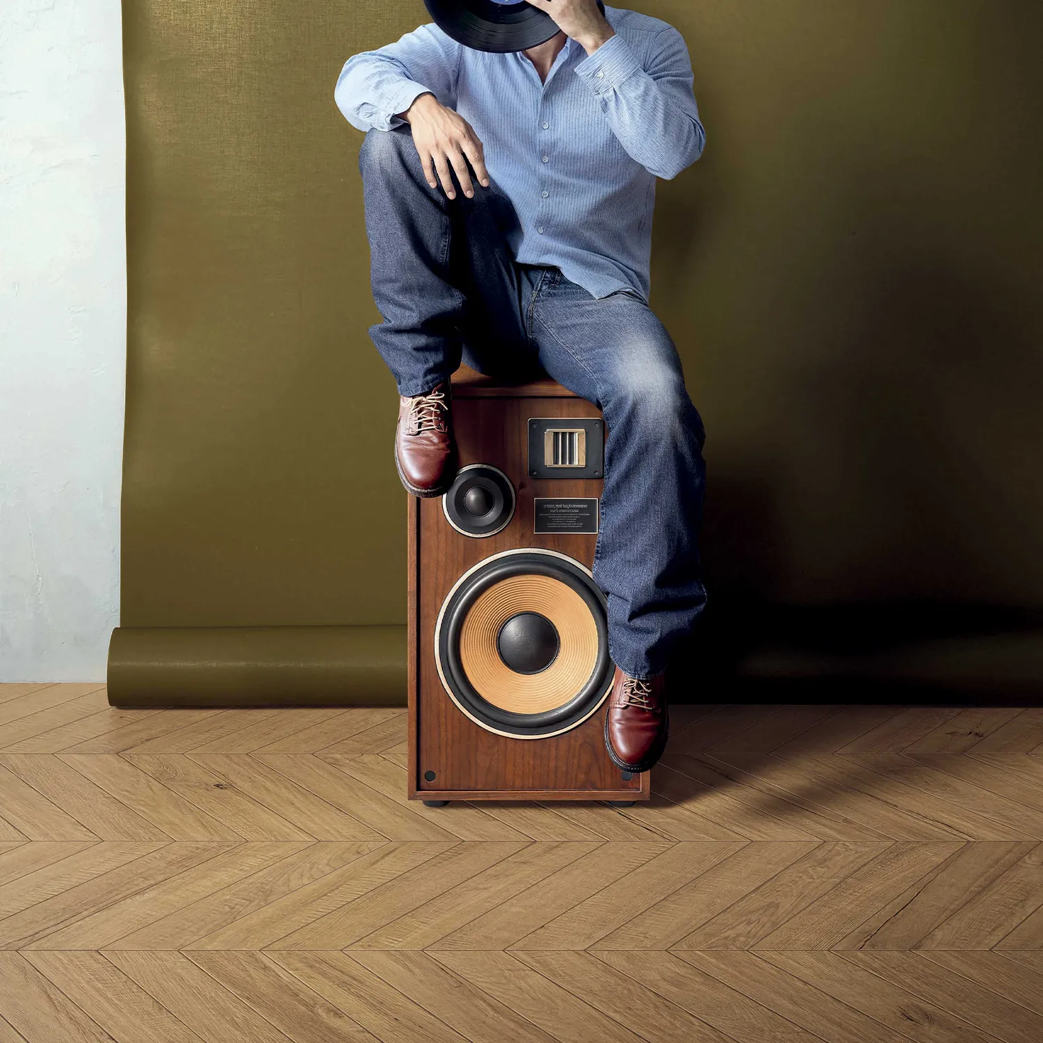 Holzoptik Fliese Bark Ash Chevron DX/SX 9,6 x 56,6 cm