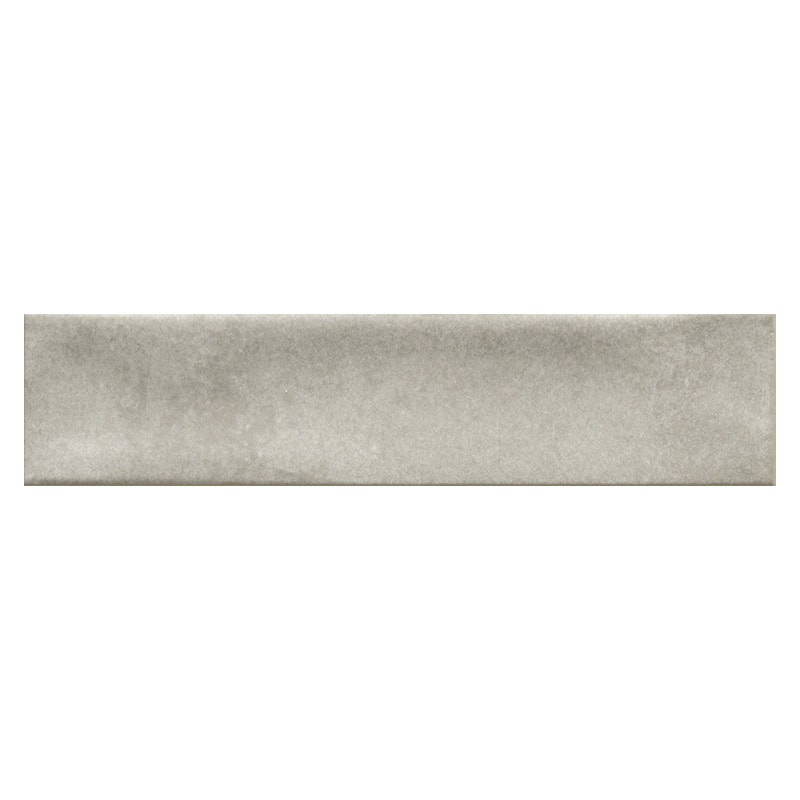 Zellige Fliese Marrakech Light Grey Matt Brick 4,8 x 20 cm