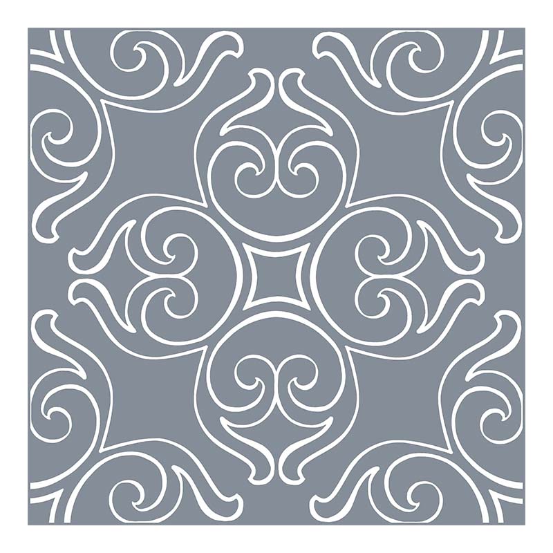 Retro Patchwork Fliese Twist Sky Pop 20 x 20 cm