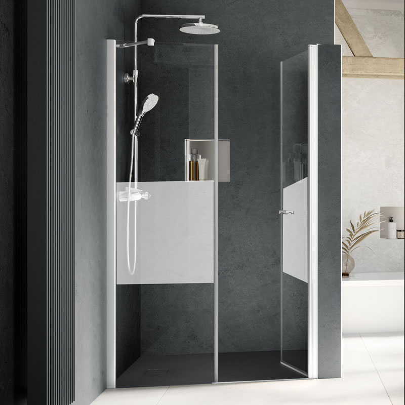 HSK Exklusiv 2.0 Drehtür Nische pendelbar m.Nebenteil 120 cm