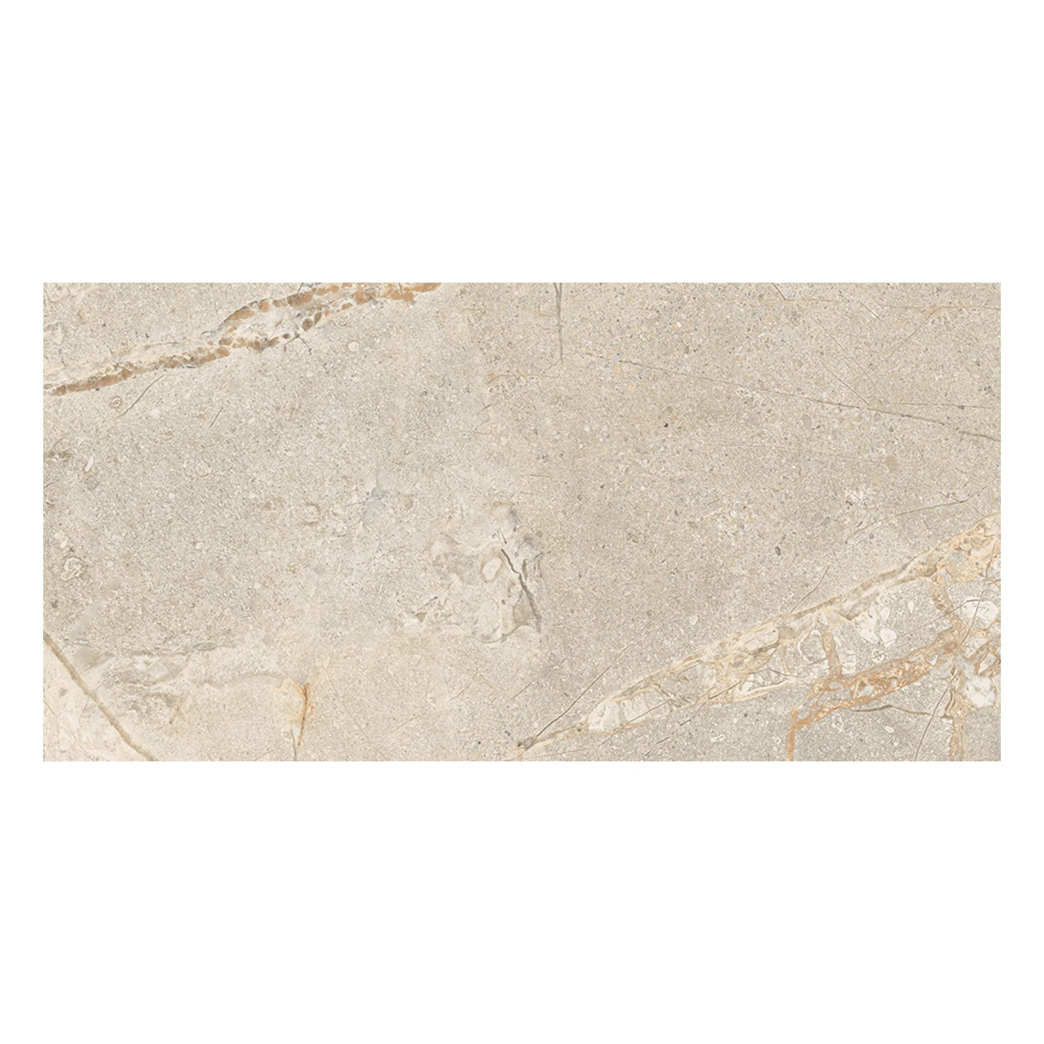 Steinoptik Fliese Crust Beige 30 x 60 cm Musterfliese