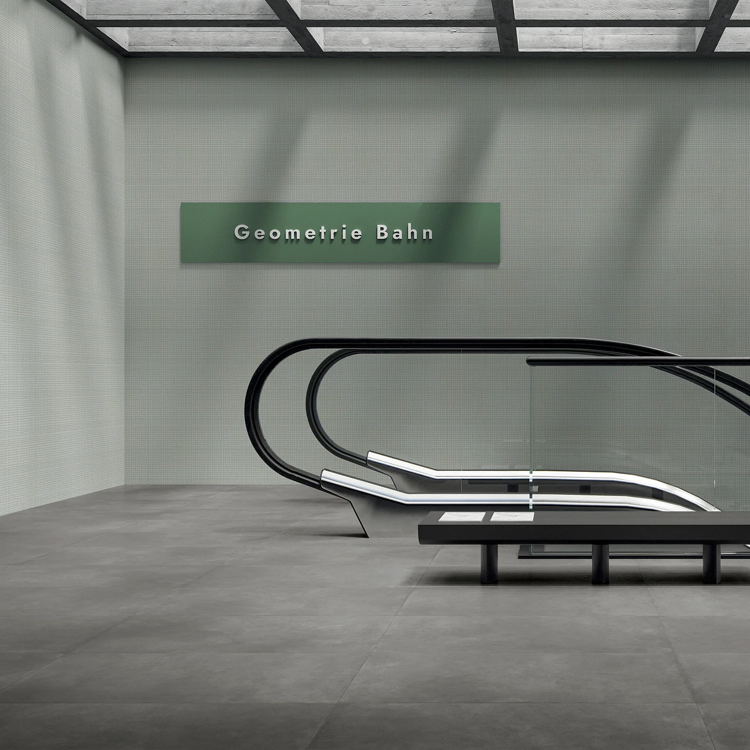 Zementoptik Fliese Infinita Fumo 60 x 120 cm