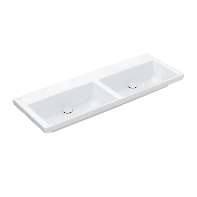 Villeroy & Boch Subway 3.0 Doppel Waschtisch 130 x 47 cm