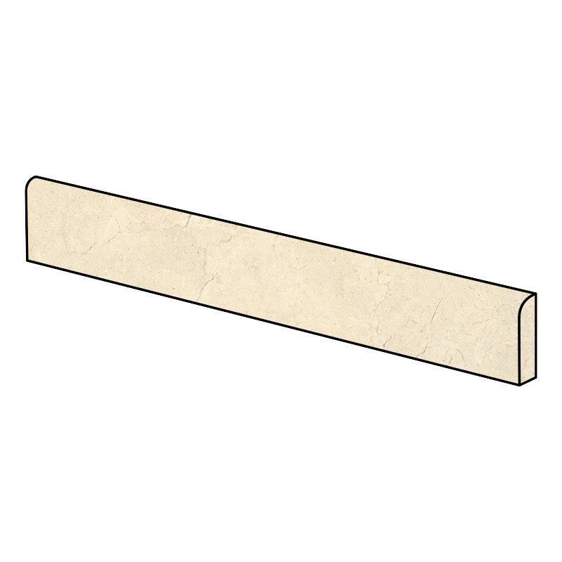 Kalkstein Optik Sockel Calcis Avorio 7 x 120 cm